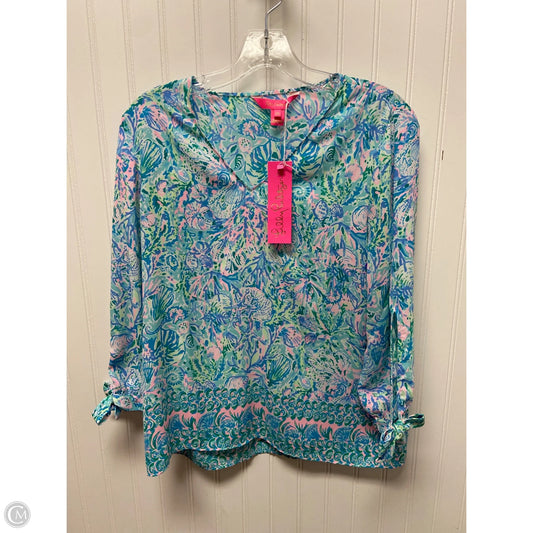 Top Long Sleeve Designer By Lilly Pulitzer In Multi-colored, Size: Xs