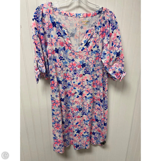 Dress Designer By Lilly Pulitzer In Floral Print, Size: M