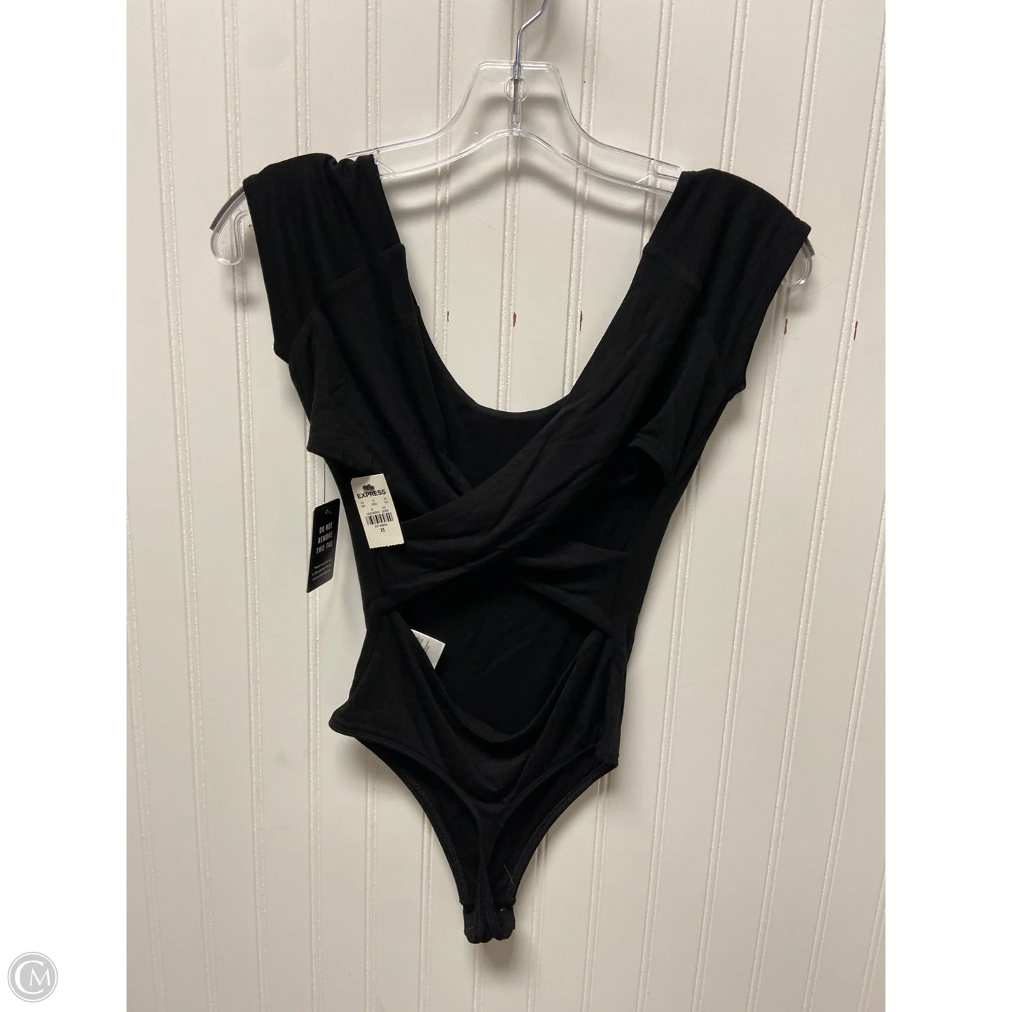Bodysuit By Express In Black, Size: Xs