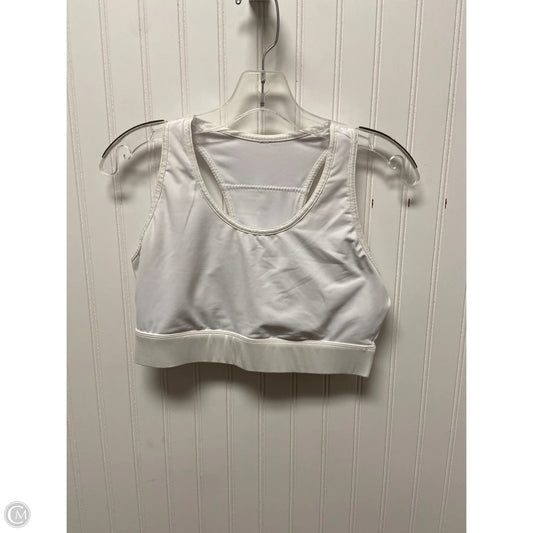 Athletic Bra By Fabletics In White, Size: L
