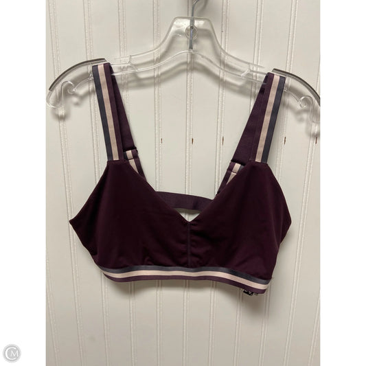 Athletic Bra By Fabletics In Purple, Size: L
