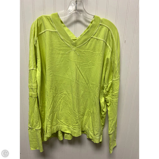 Top Long Sleeve Basic By Free People In Green, Size: M