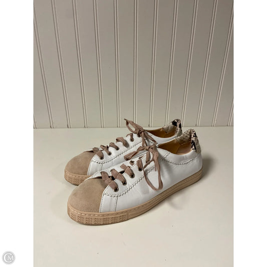 Shoes Sneakers By Agl In White, Size: 7.5