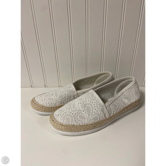 Shoes Flats By Clothes Mentor In White, Size: 7