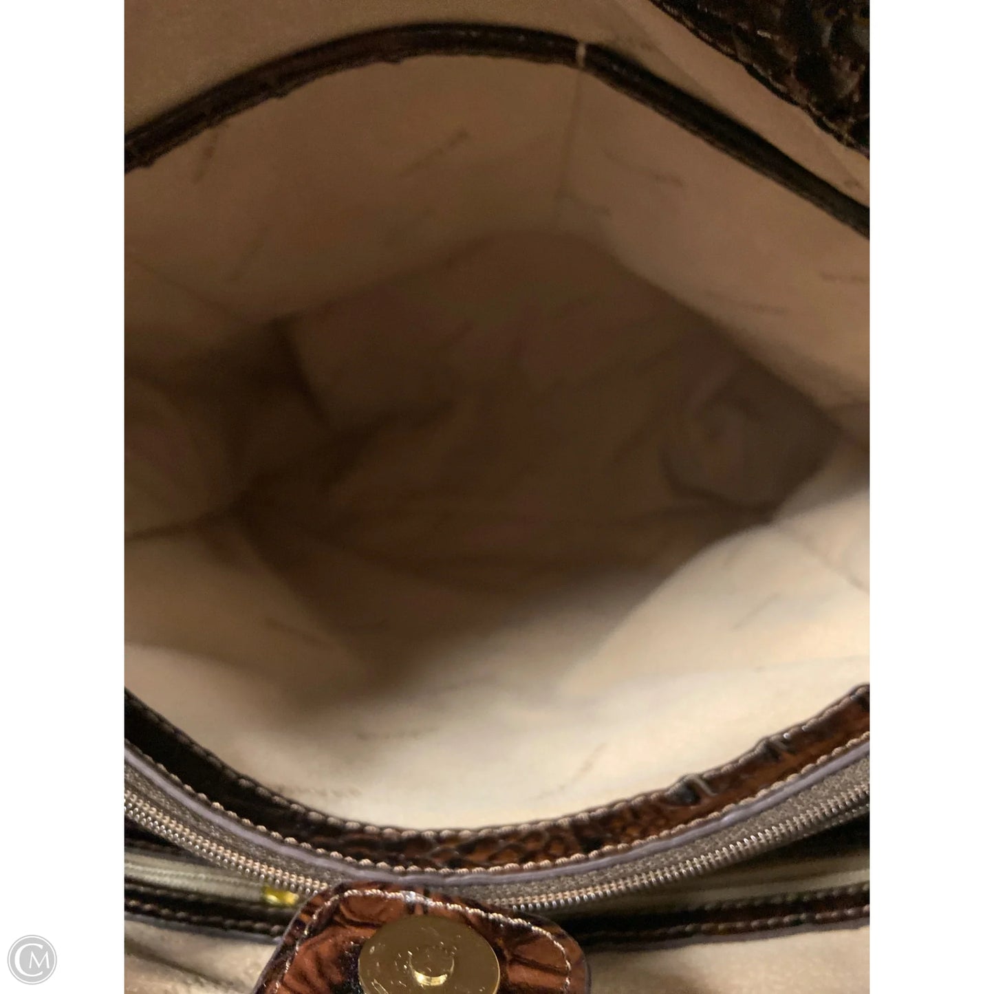 Handbag Designer By Brahmin, Size: Large