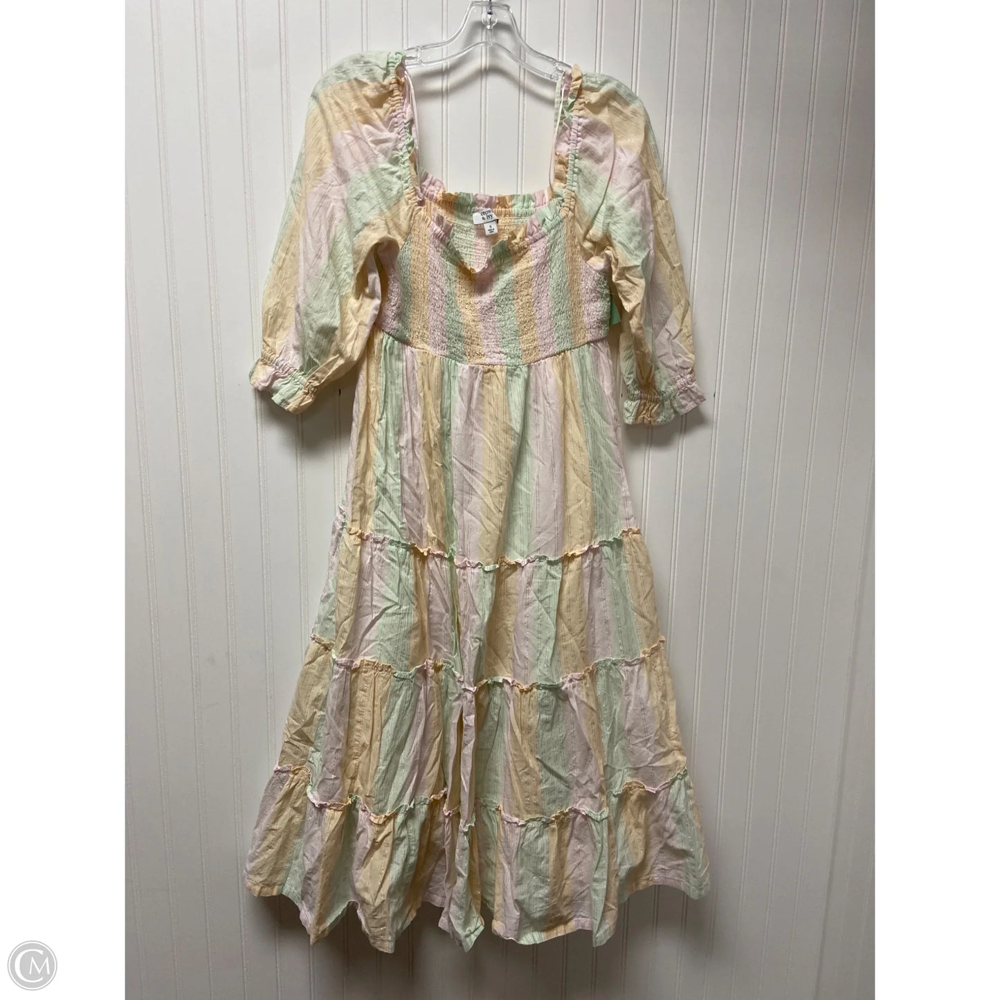 Dress Casual Maxi By Crown And Ivy In Striped Pattern, Size: S