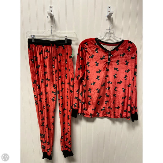 Lounge Set Pants By Clothes Mentor In Black & Red, Size: Sp