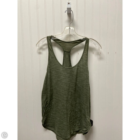 Athletic Tank Top By Lululemon In Green, Size: M