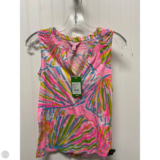 Top Sleeveless Designer By Lilly Pulitzer In Multi-colored, Size: Xxs
