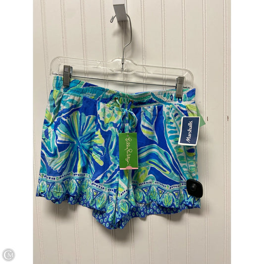 Shorts Designer By Lilly Pulitzer In Blue & Green, Size: 4