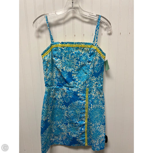 Dress Designer By Lilly Pulitzer In Blue & Yellow, Size: S