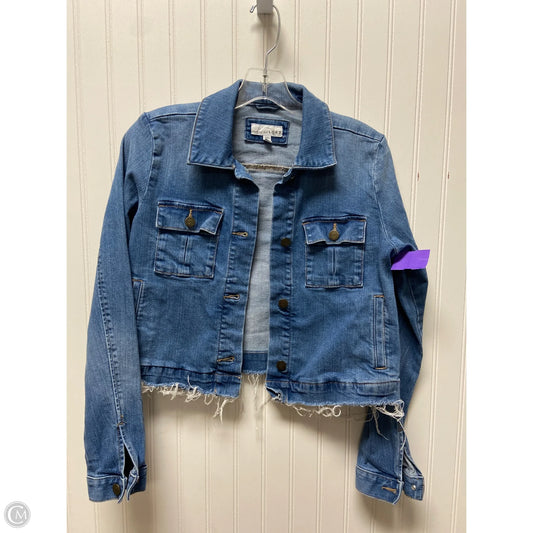 Jacket Denim By Loft In Blue Denim, Size: Xs