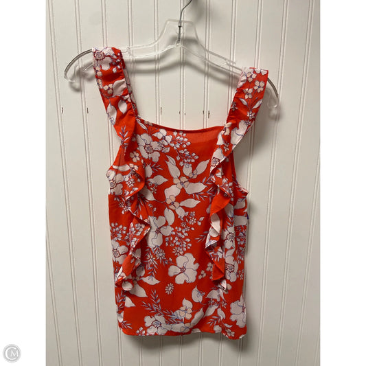 Top Sleeveless By Loft In Red, Size: Xs