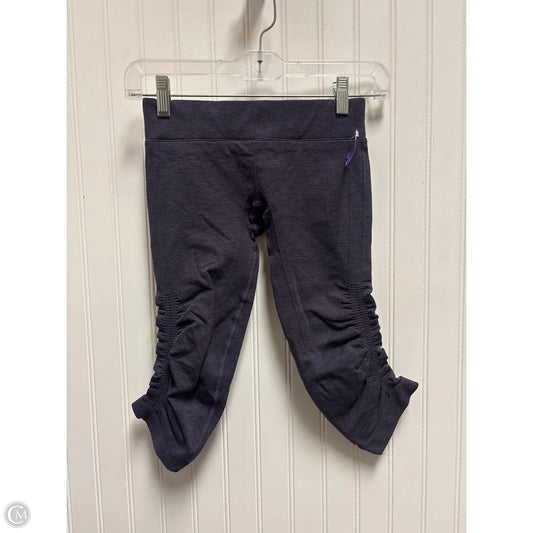 Athletic Capris By Lululemon In Purple, Size: S