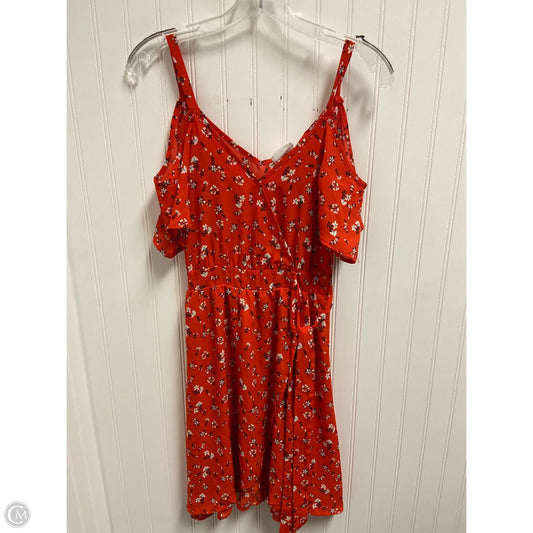 Dress Casual Short By Sienna Sky In Red, Size: Xs