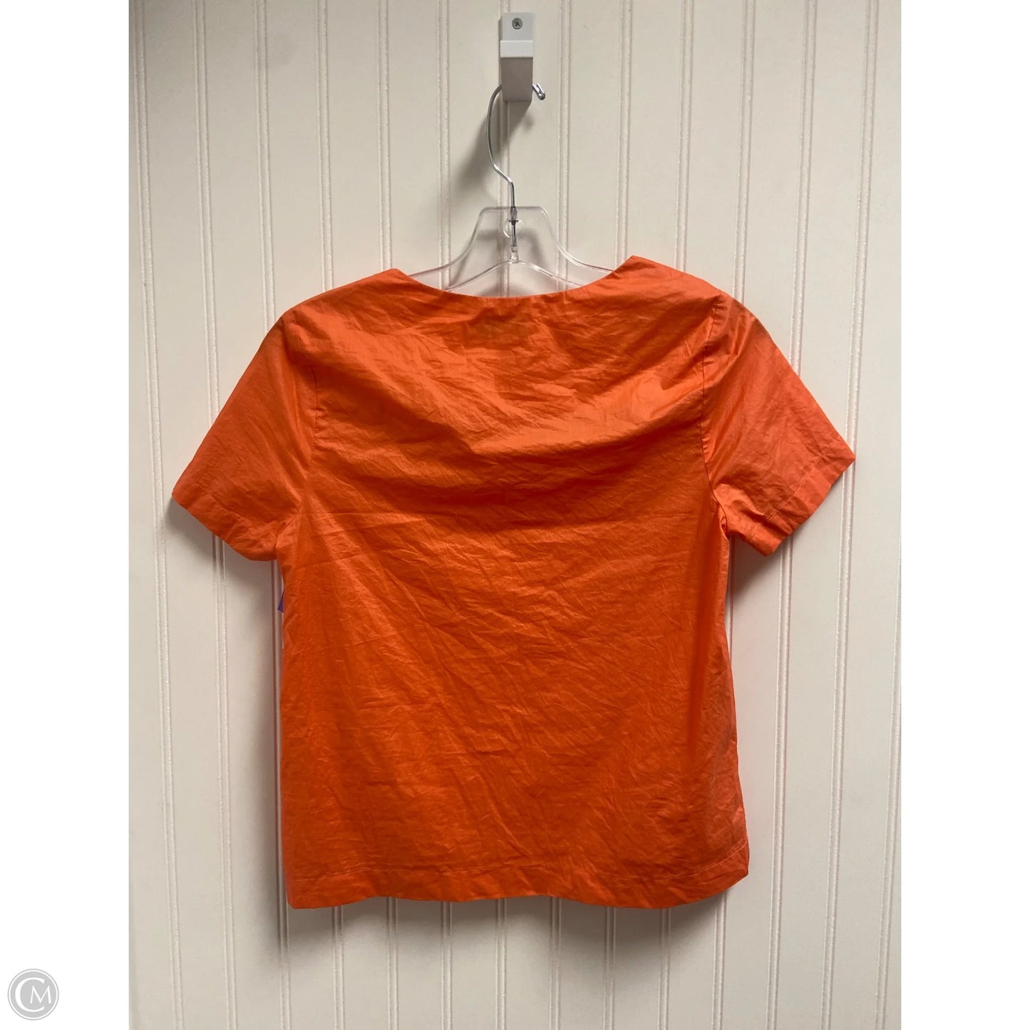 Top Short Sleeve Designer By Kate Spade In Orange, Size: Xs