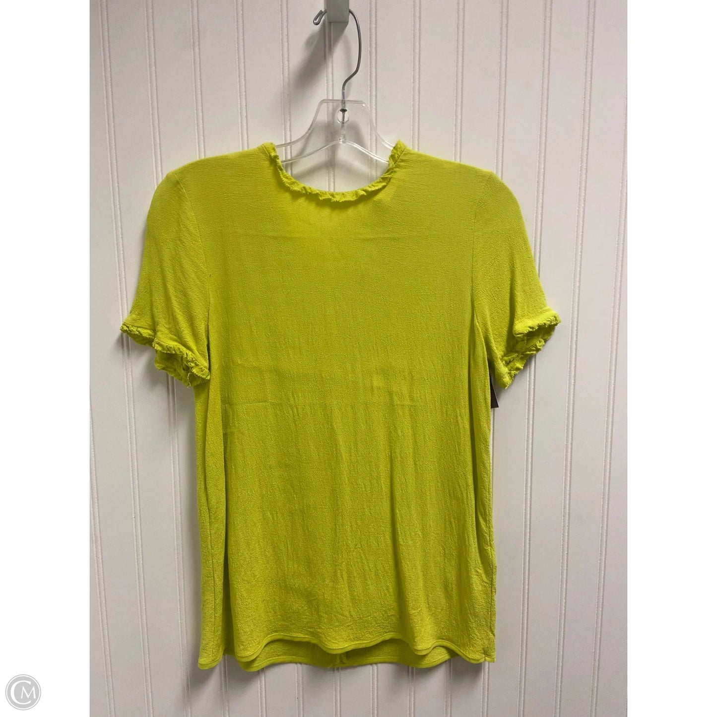 Top Short Sleeve Designer By Kate Spade In Green, Size: S