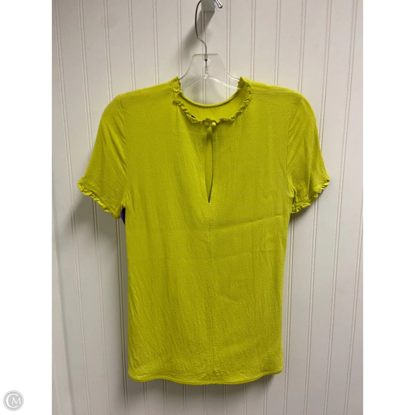 Top Short Sleeve Designer By Kate Spade In Green, Size: S