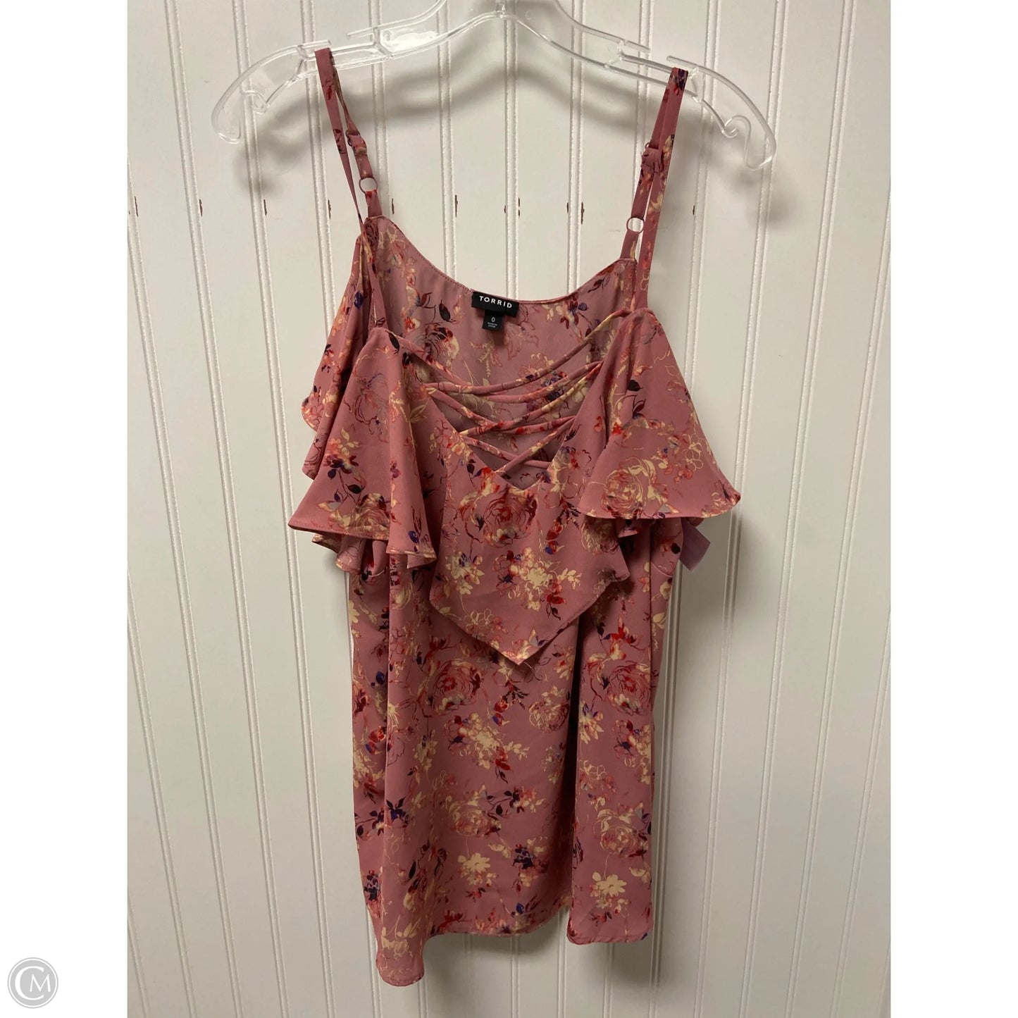 Top Sleeveless By Torrid In Pink, Size: L