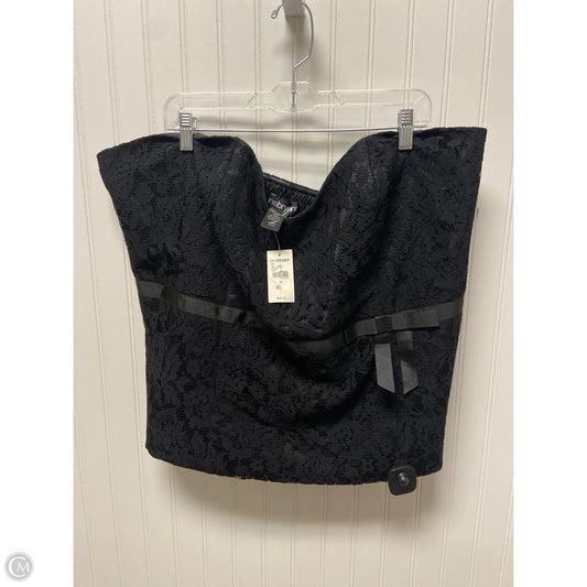 Top Sleeveless By Lane Bryant In Black, Size: 4x