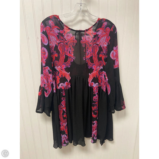 Tunic Long Sleeve By Free People In Black, Size: S