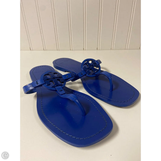 Sandals Designer By Tory Burch In Blue, Size: 6.5