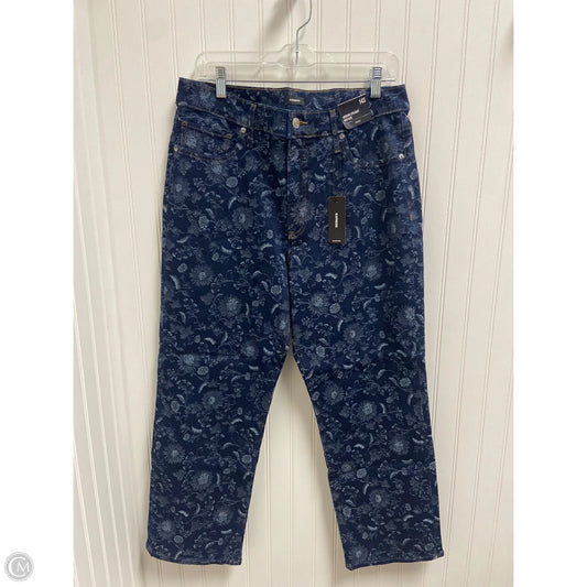 Jeans Straight By Express In Blue Denim, Size: 14p