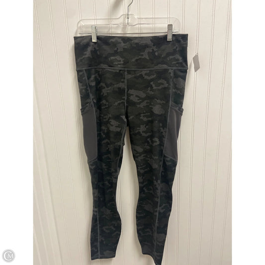 Athletic Leggings By Fabletics In Camouflage Print, Size: Xl