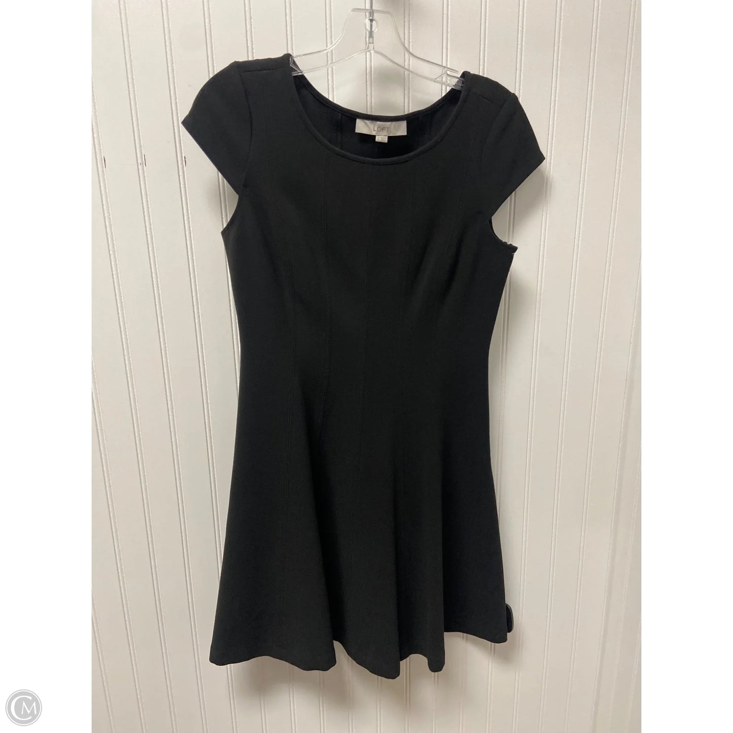 Dress Work By Loft In Black, Size: Xs