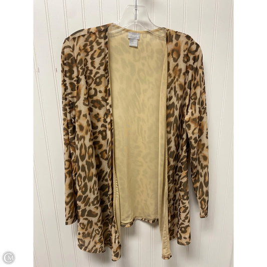 Shawl By Chicos In Animal Print, Size: M