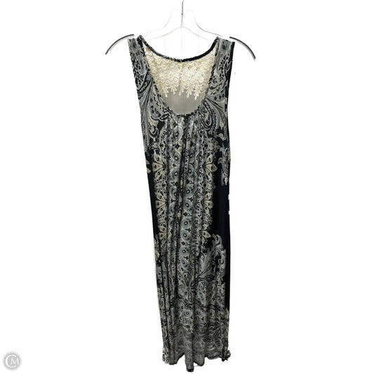 Dress Casual Maxi By Live And Let Live In Black & Cream, Size: M