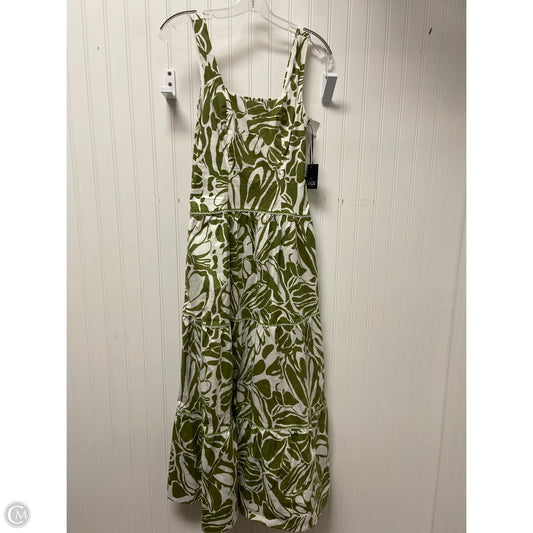 Dress Casual Maxi By Cece In Green & White, Size: Xs