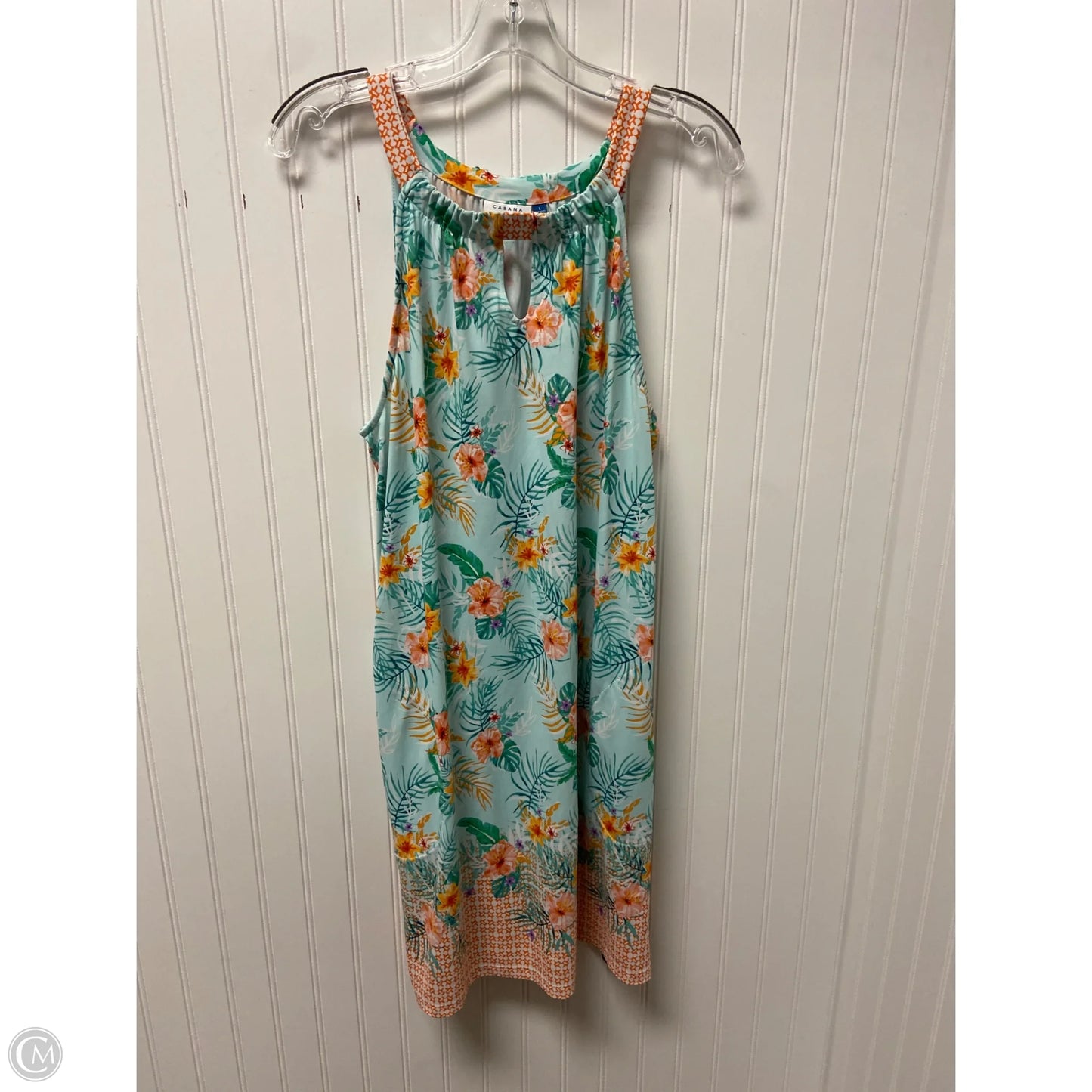 Dress Casual Short By Cmc In Tropical Print, Size: L