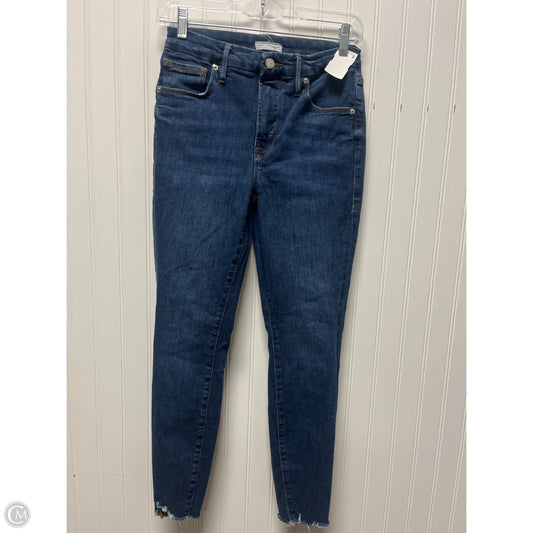 Jeans Skinny By Good American In Blue Denim, Size: 6
