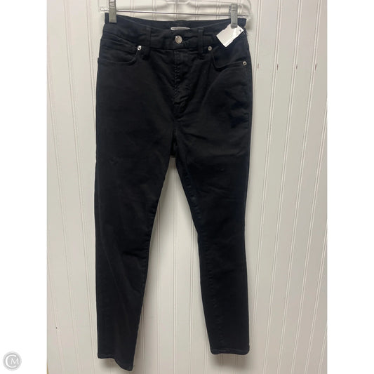 Jeans Skinny By Good American In Black Denim, Size: 6