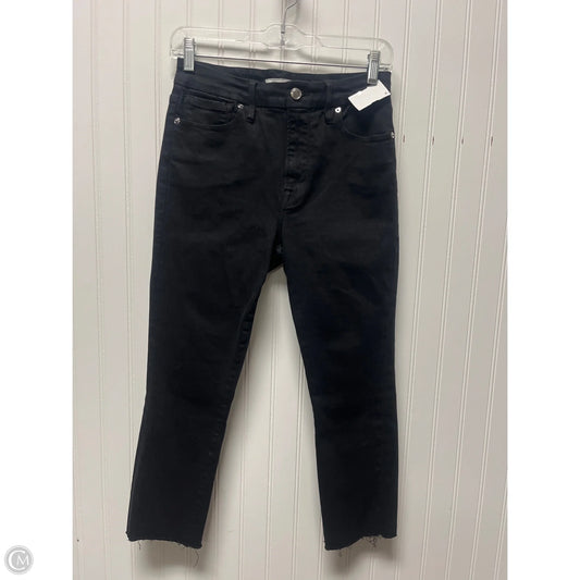 Jeans Skinny By Good American In Black Denim, Size: 4