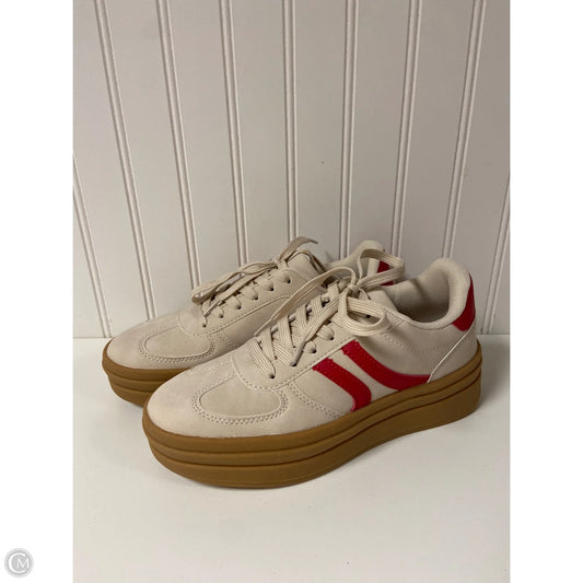 Shoes Sneakers By Clothes Mentor In Beige, Size: 8