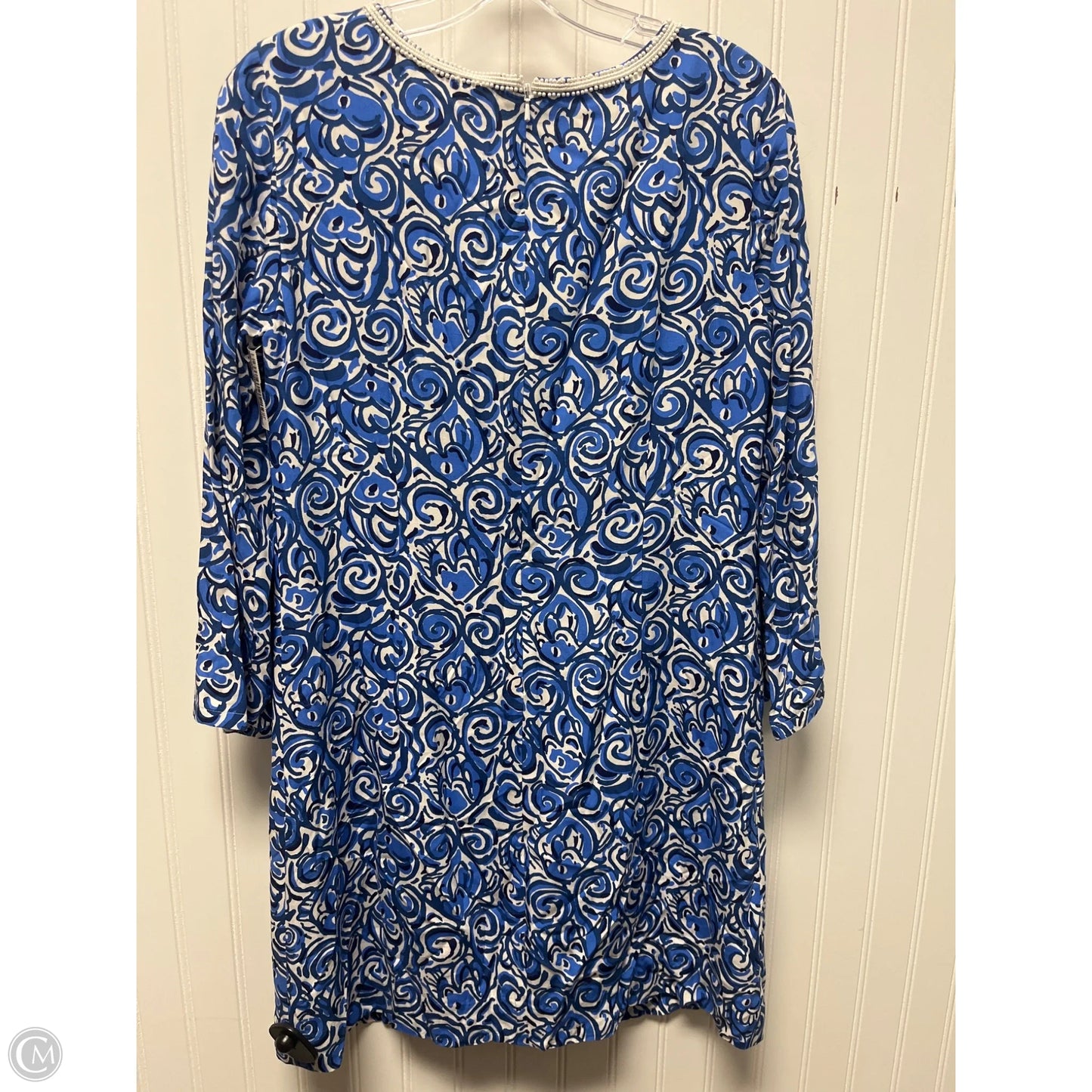 Dress Casual Short By Lilly Pulitzer In Blue & White, Size: S