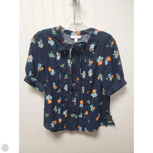 Top Short Sleeve By Charter Club In Floral Print, Size: Sp