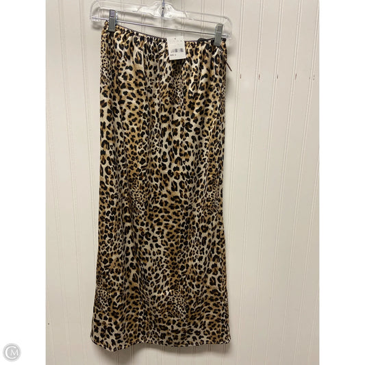 Skirt Midi By Lush In Animal Print, Size: 4