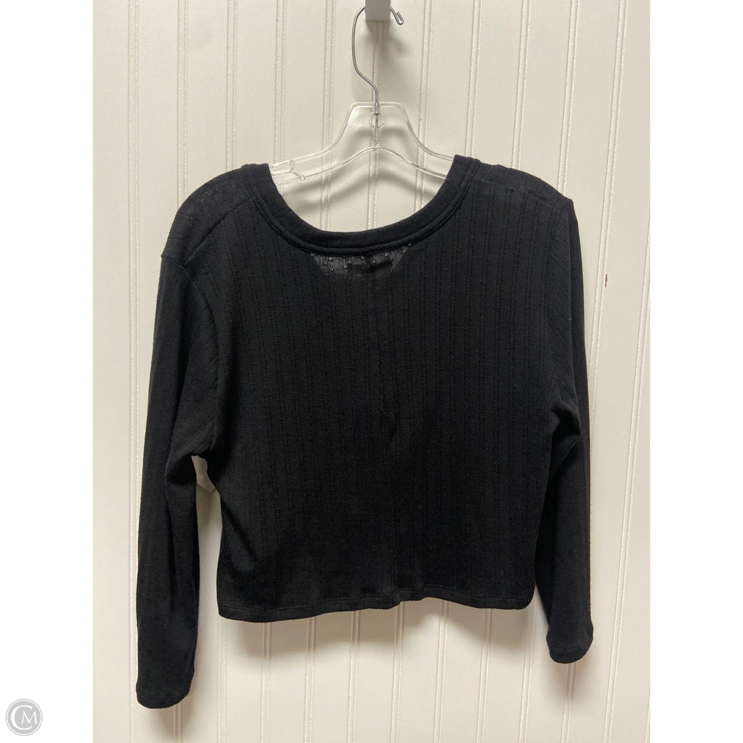 Sweater Cardigan By Maurices In Black, Size: M