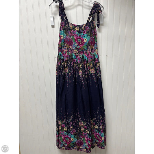 Dress Casual Maxi By Clothes Mentor In Blue, Size: Xl