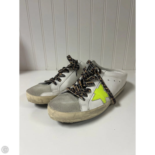 Shoes Luxury Designer By Golden Goose In White, Size: 8.5