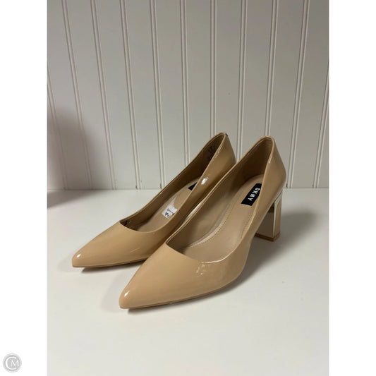 Shoes Heels Block By Dkny In Beige, Size: 7.5