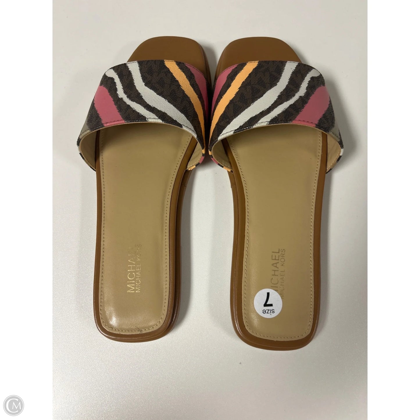 Sandals Designer By Michael Kors In Tan, Size: 7