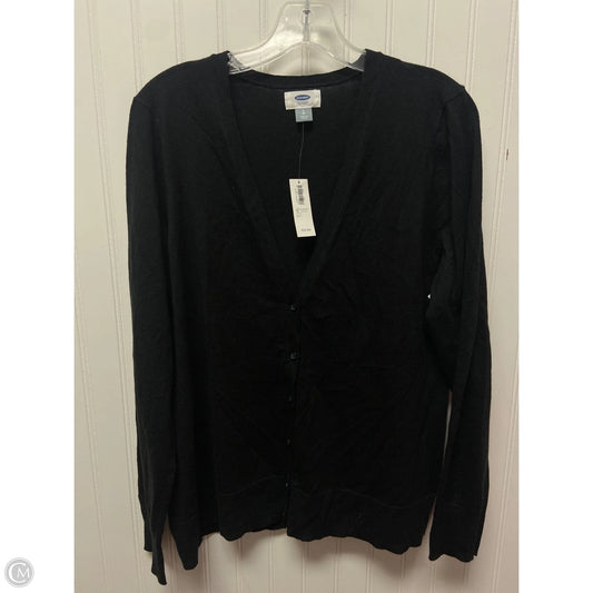 Sweater Cardigan By Loft In Black, Size: L