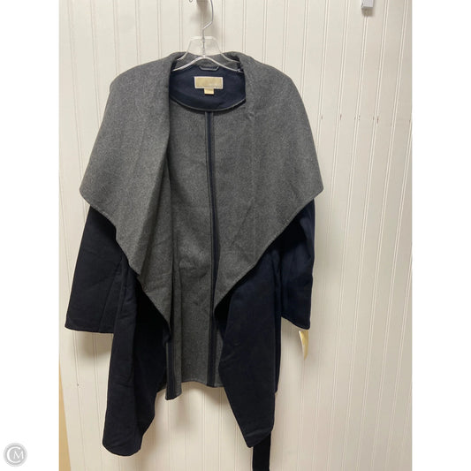 Coat Designer By Michael Kors In Navy, Size: M