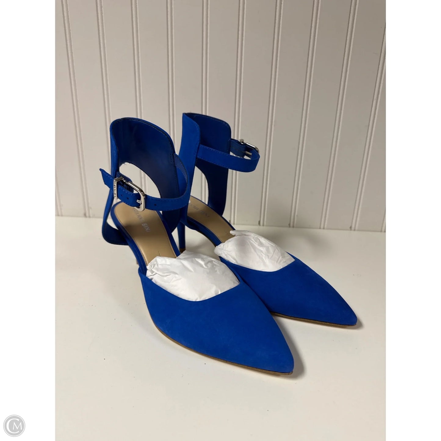Shoes Heels Kitten By Gianni Bini In Blue, Size: 9