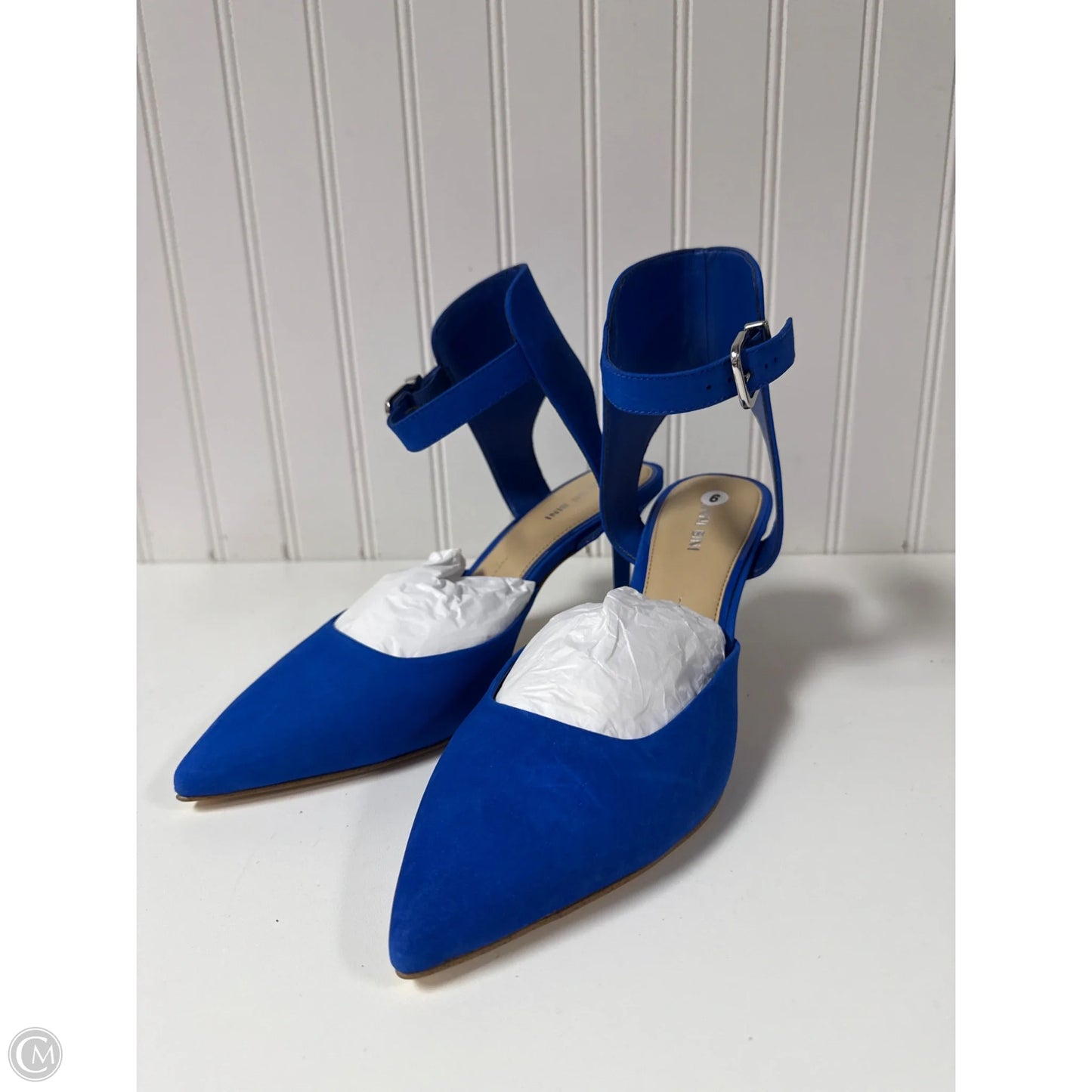 Shoes Heels Kitten By Gianni Bini In Blue, Size: 9