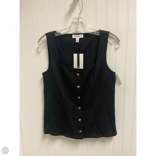 Top Sleeveless By Nine West In Black, Size: S
